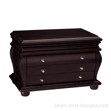 Jewelry Box, Multiple Specialized Storage Compartments, Sized 13 x 7.5 x 8.75-inch